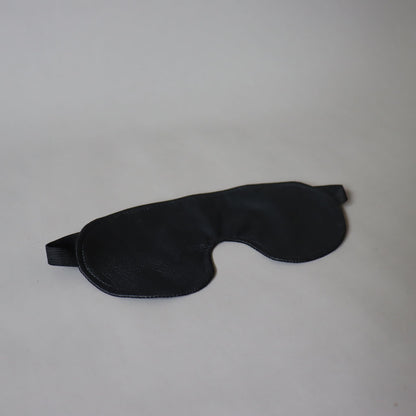 Leather eye mask